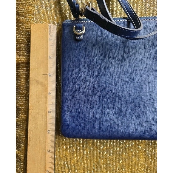 Dooney & Bourke Marine Blue Leather Patsy Slim Shoulder Crossbody - Picture 7 of 8